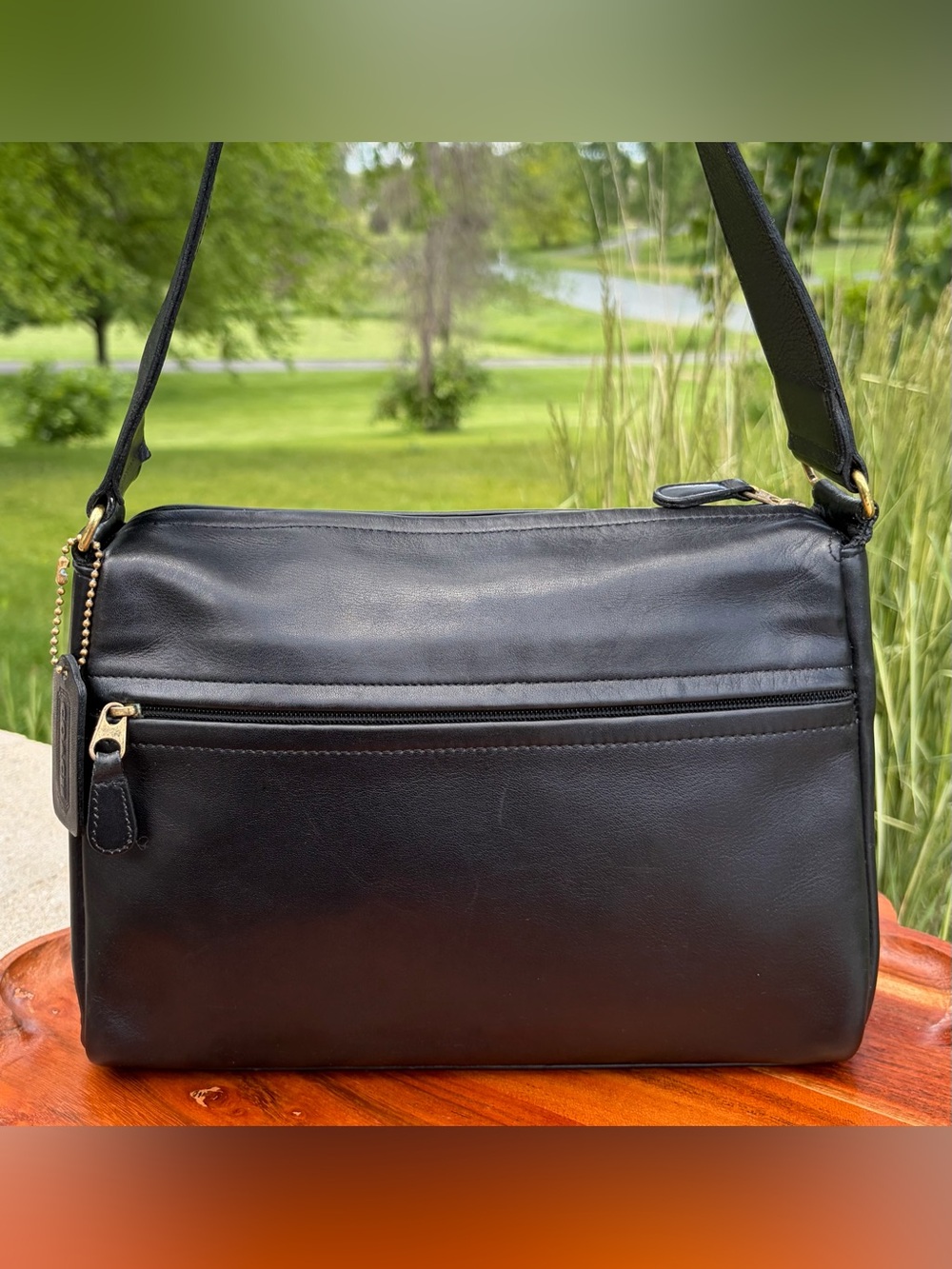 Vintage COACH Matinee Black Leather Rare EUC - Picture 3 of 17